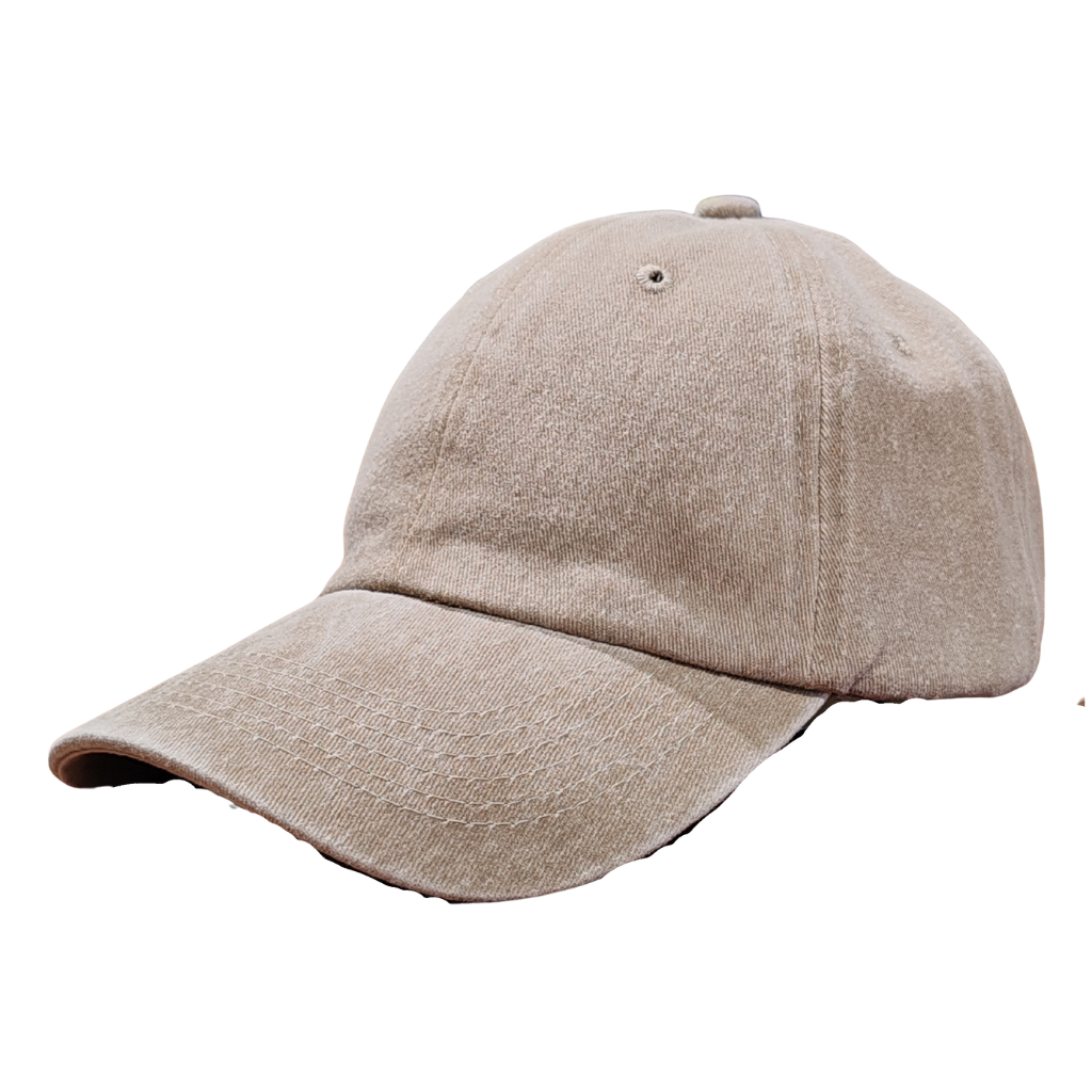 Neutral-toned cap