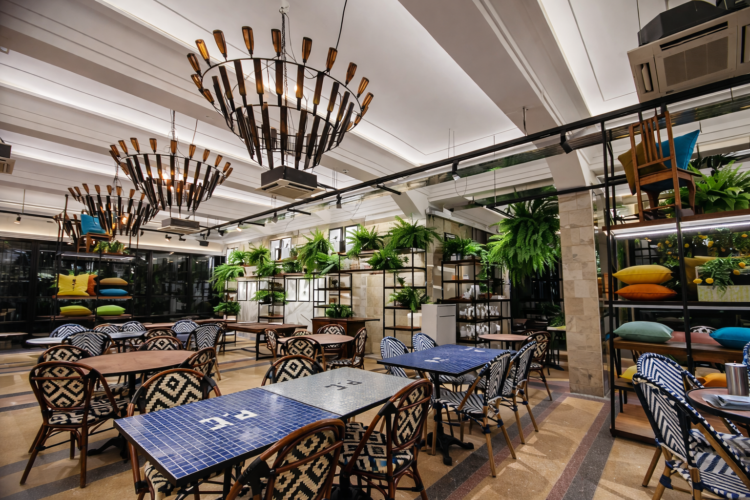 Dining space at The Palmalayan Company